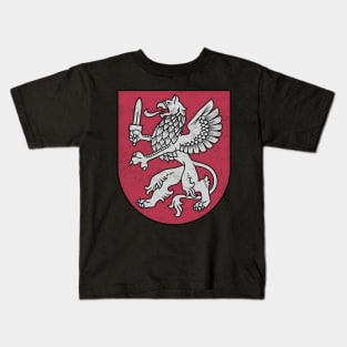Vidzeme, Latvia - Vintage Faded Style Design Kids T-Shirt